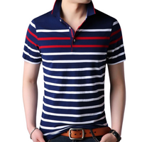 Classic Striped Polo Shirt