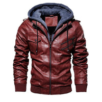 Double Layer Leather Jacket