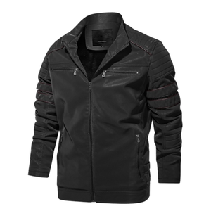 Zipper Leather Jacket
