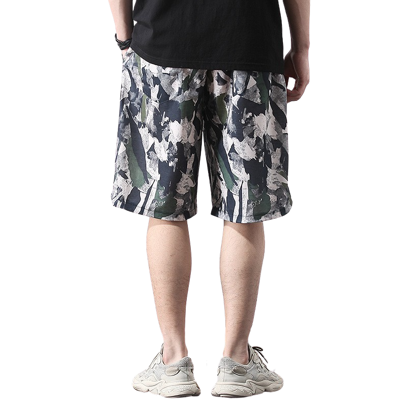 Loose-Fit Camouflage Shorts