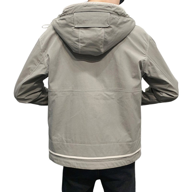Thick Zipper Hooded Jacket