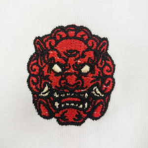 Fu Lion Embroidered Oversized Sweatshirt