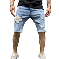 Ripped Jeans Shorts