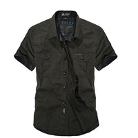 Loose Army Button Shirt