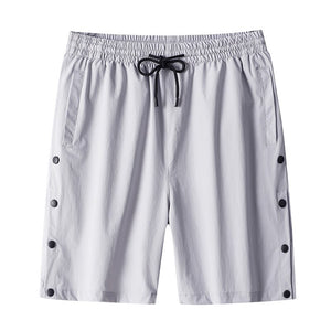Casual Side Button Shorts