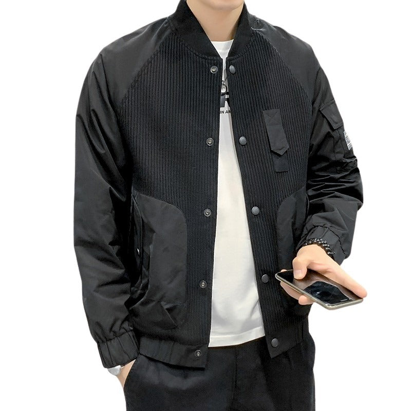 Buttoned Double Pocket Jacket