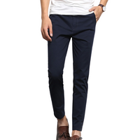 Trendy Solid Chinos